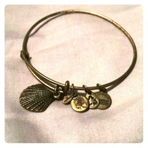 Gold seashell Alex and Ani